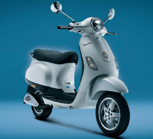 vespa lx immagine frontale laterale